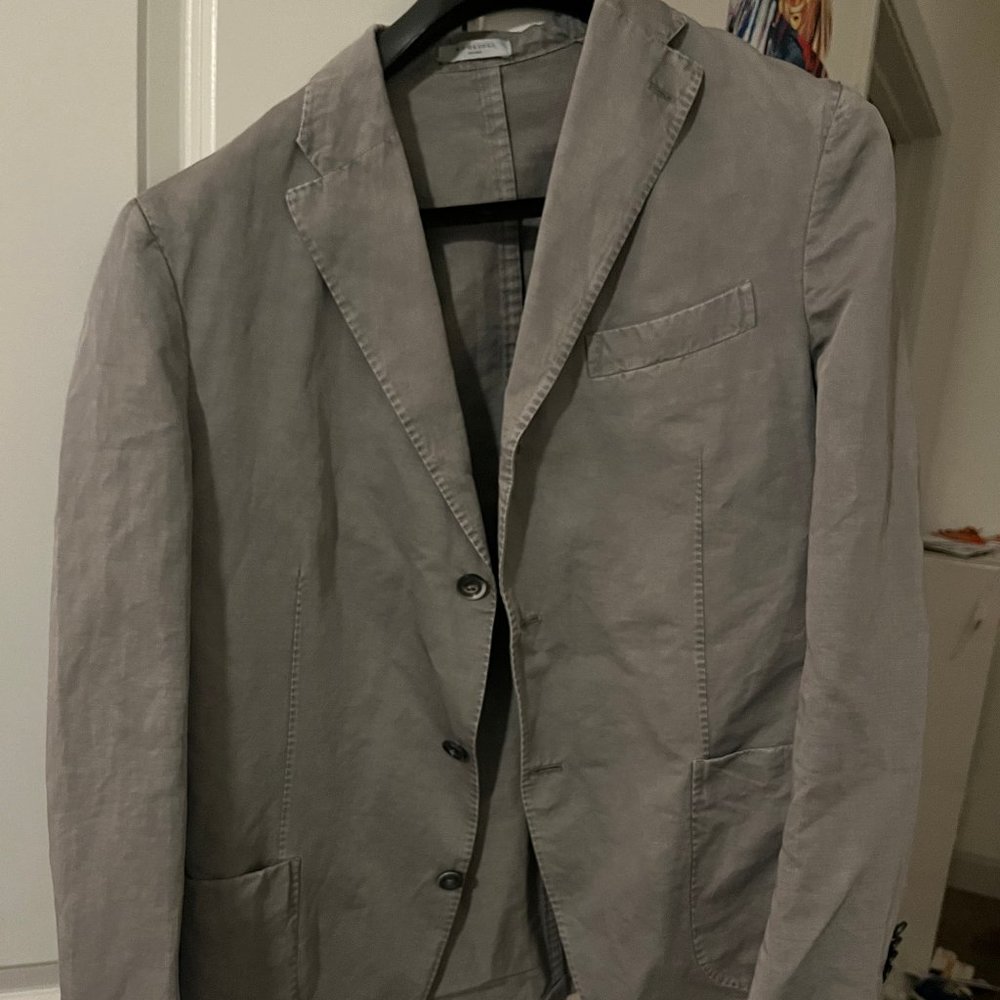 Grey Boglioli Suit Jacket